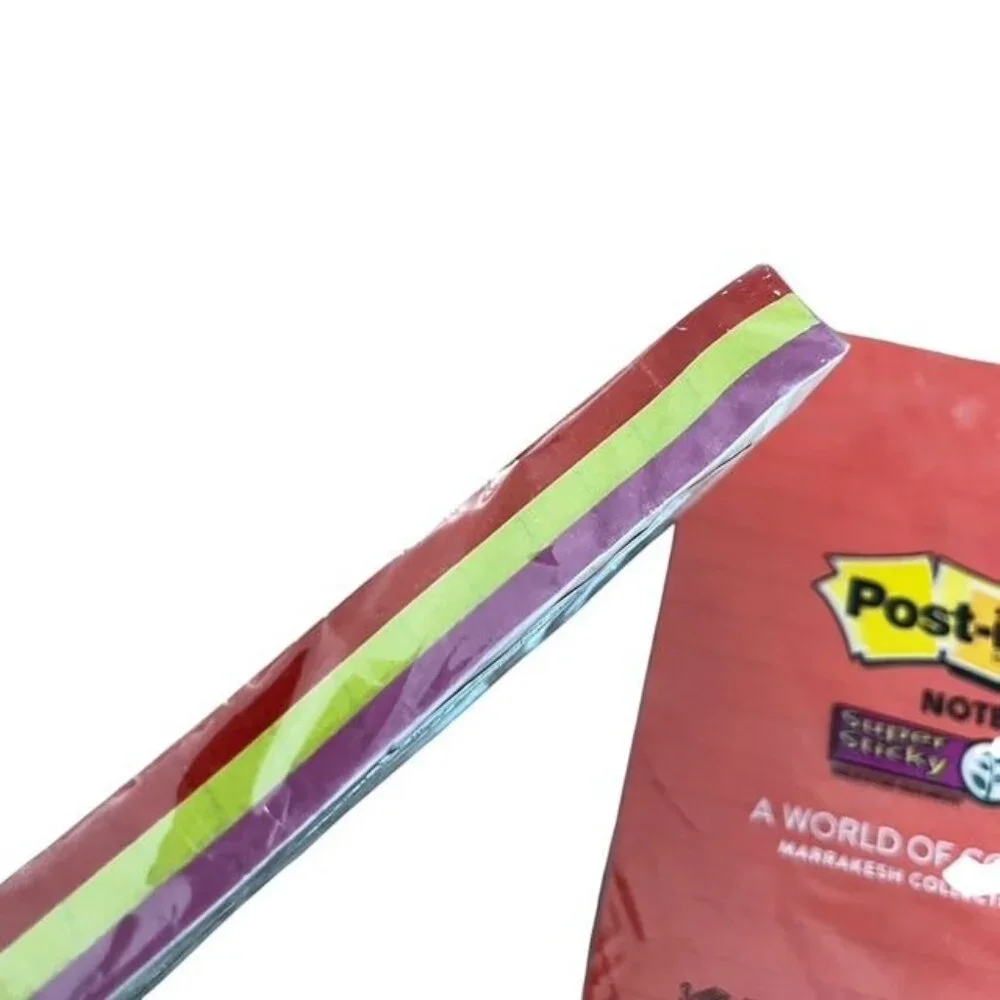 Post-It Super Sticky A World of Color Marrakesh Collection 4 x 6 Inch Pads